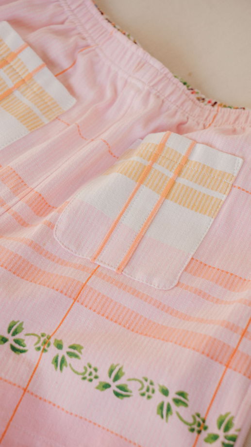 Розовые Шорты в Цветах/Pink Matter Shorts