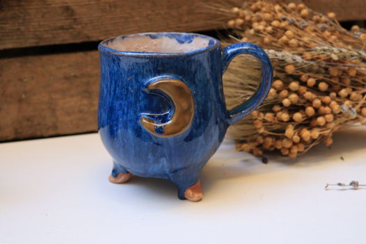 Чашка для зельеваренья  синяя из серии "Лунные Ведьмы"