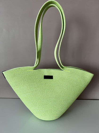 Пляжная сумка-шопер из хлопкового шнура