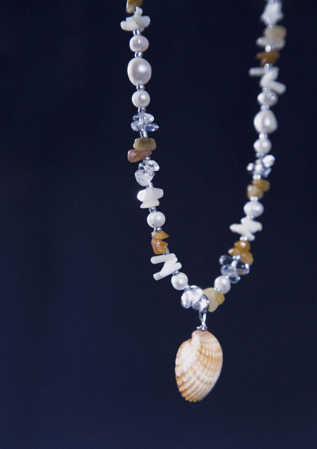 Ожерелье "Ariel's shell" из натурального жемчуга