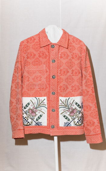 Красная Куртка с Карманами/Red Fringed Jacket