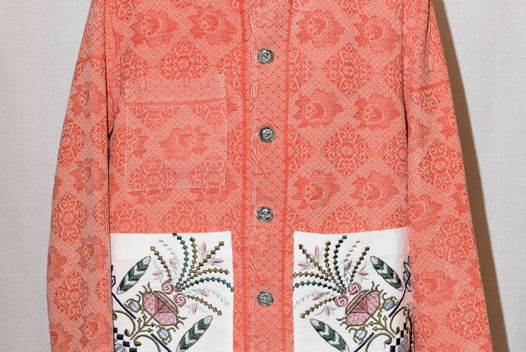 Красная Куртка с Карманами/Red Fringed Jacket