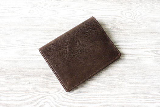 Портмоне из натуральной кожи для CТС, карт и банкнот