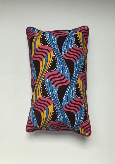 Чехол на подушку из орнаментального африканского хлопка