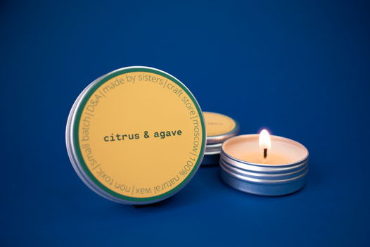 CITRUS&AGAVE (размер M) ароматические свечи