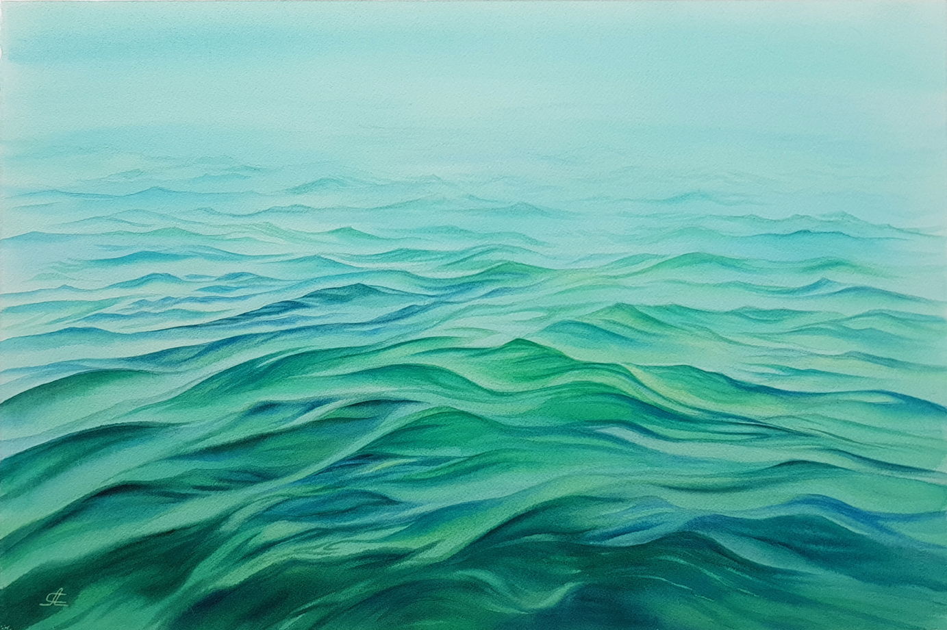 Картина "Океанские волны"