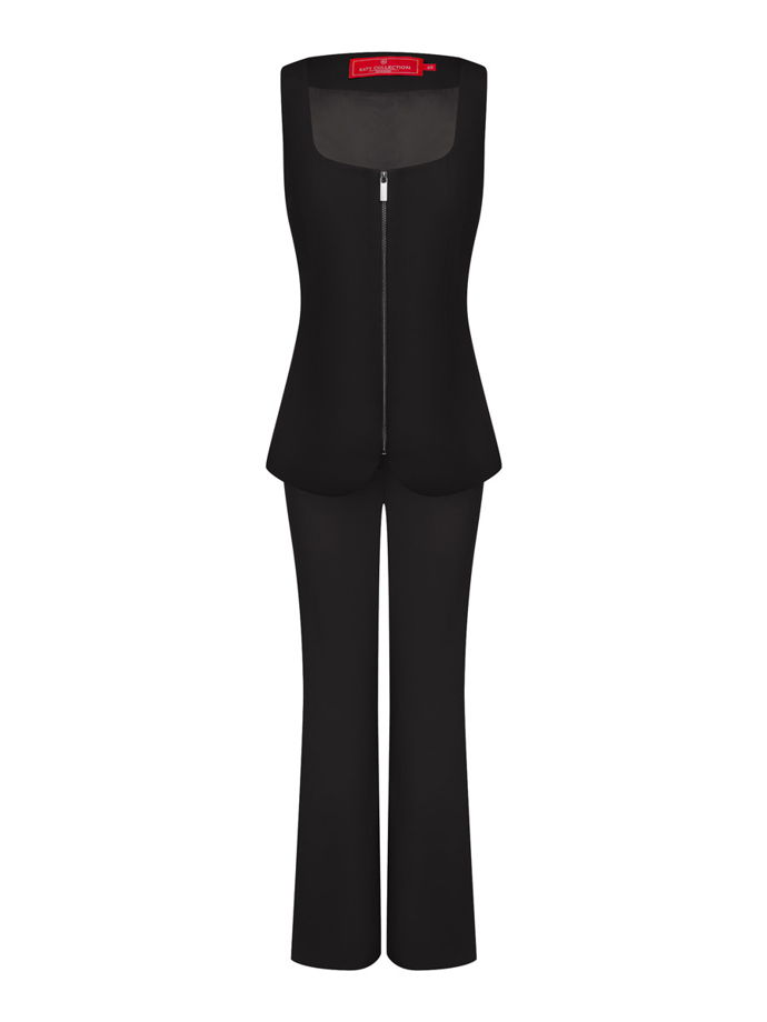 Брюки клеш, черный