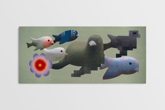 Картина гобелен «Эволюция»