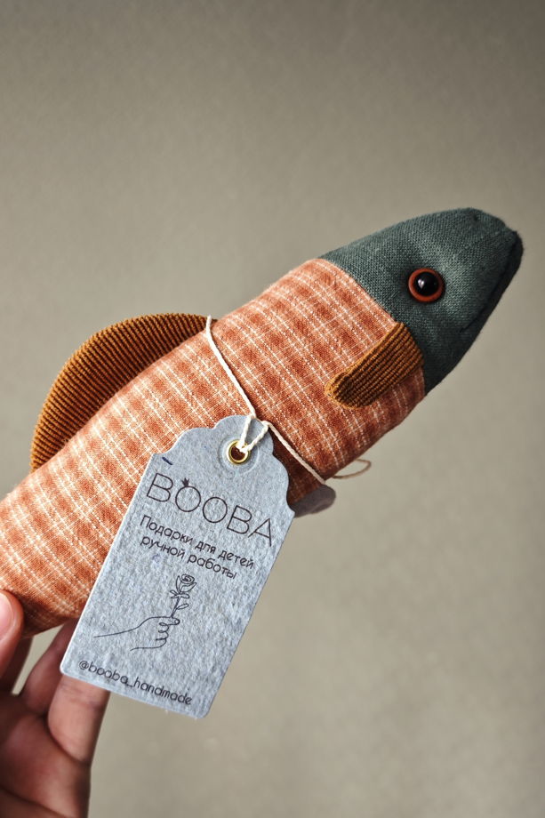 Мягкая игрушка: "Рыбка разноцветная"