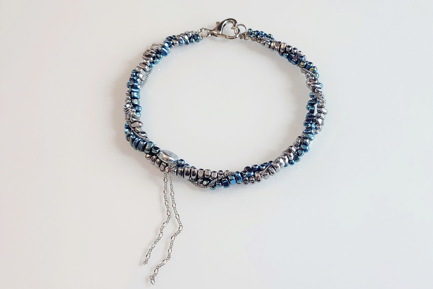 Чокер из гематита