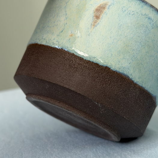 Чашка ручной работы "Темная лазурь 2", 200 мл