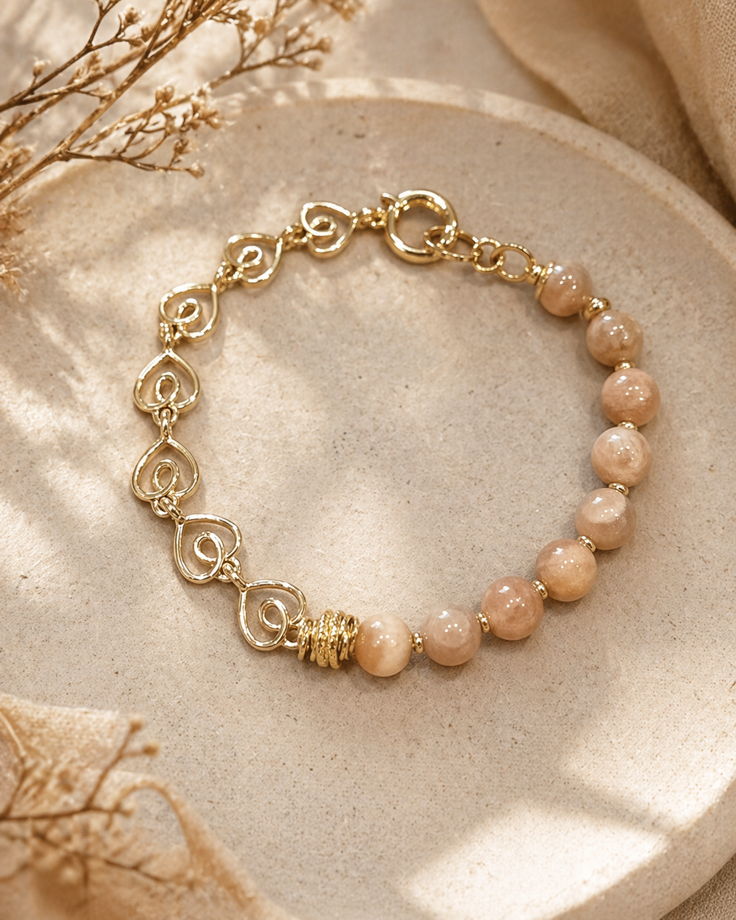 Браслет из солнечного камня