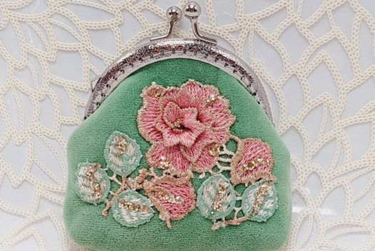 Женский кошелек велюр