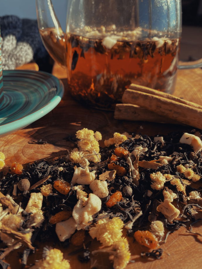 Китайский чай с травами ручного сбора "Тепло"