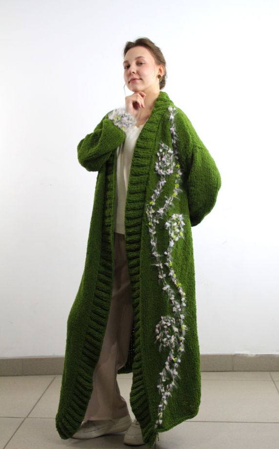 Вязаный Кардиган "Пять подмотов"