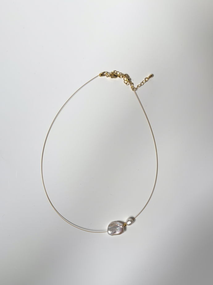 чокер [ lovers ] с натуральным жемчугом