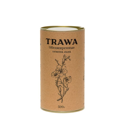 Обезжиренные семена льна TRAWA, 500 гр