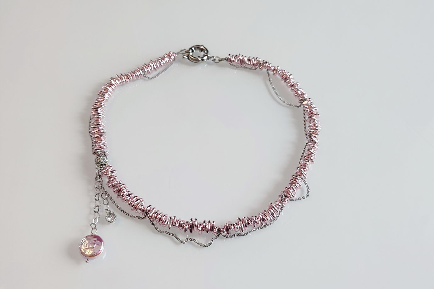 Чокер из гематита