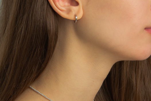 Чокер из серебра 925 пробы