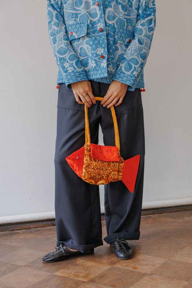 Сумка-Рыба Пэчворк 6/Patchwork Fish Bag 6