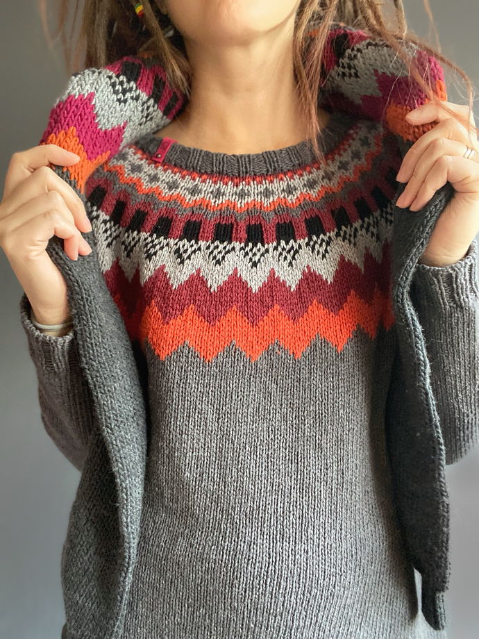 Вязаный свитер Лопапейса на заказ