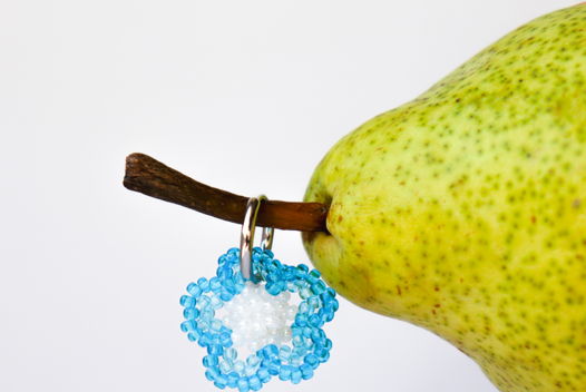 Серьги из бисера Blue Breeze / Summer Whimsy