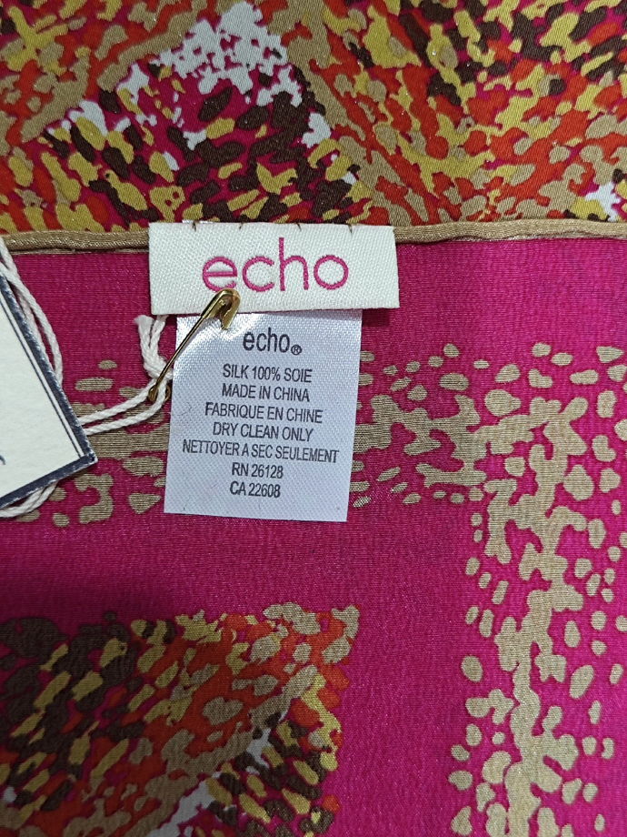 Шёлковый платок каре Echo Originations Vintage