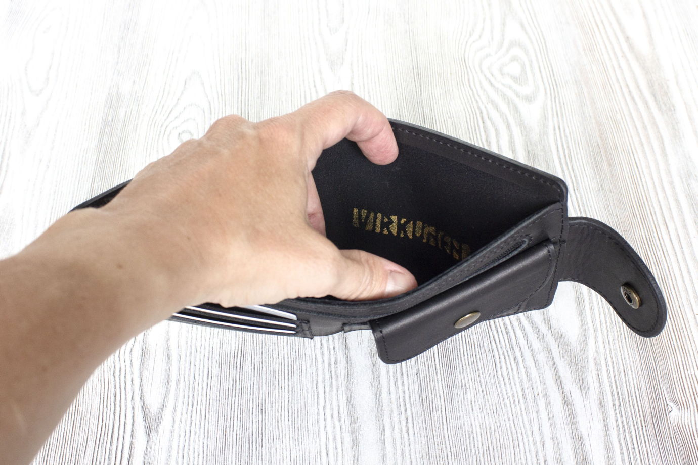 Портмоне из натуральной кожи крейзи хорс