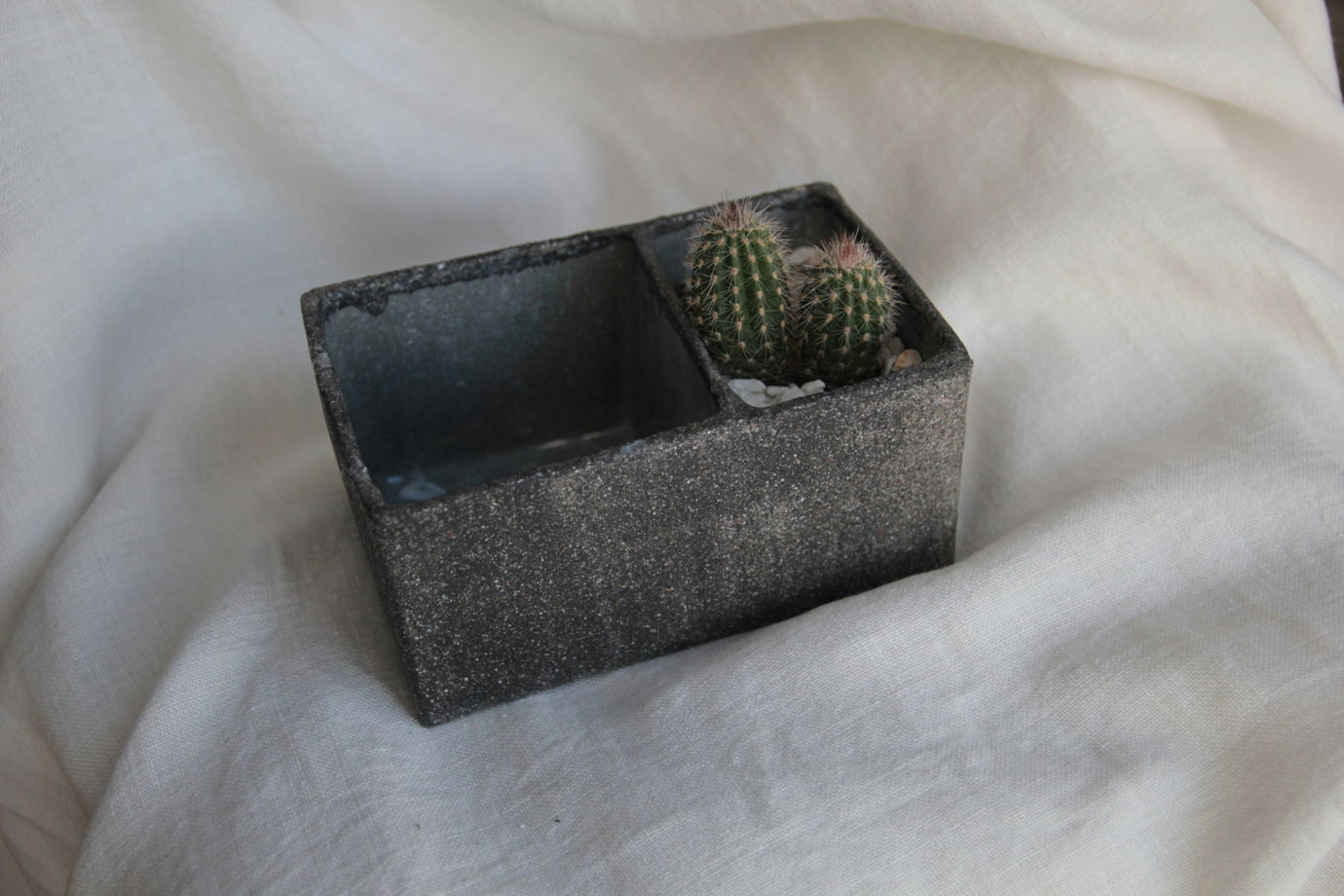 Керамическая коробка для хранения/Кашпо