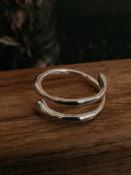 Серебряное кольцо "Воздух"