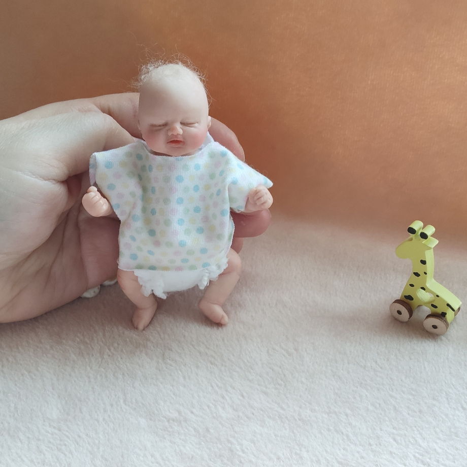 Мини Реборн кукла младенец девочка ручной работы