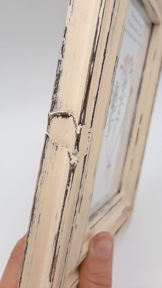 Рамка деревянная ручной окраски «Деревенька» для фотографии 10 х 15 см