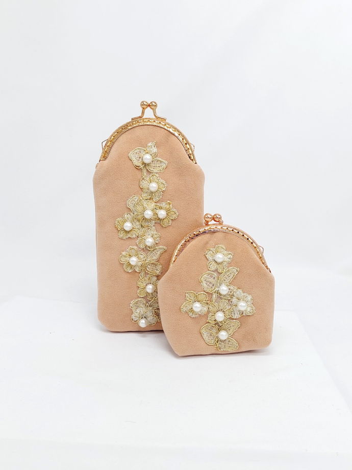 Женский кошелек велюр