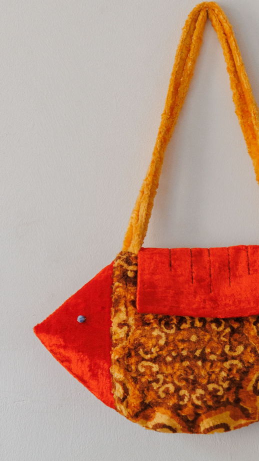 Сумка-Рыба Пэчворк 6/Patchwork Fish Bag 6