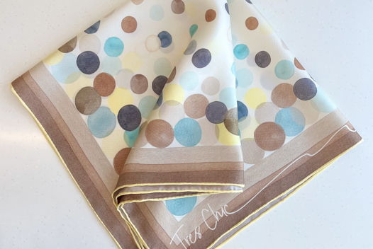 Шелковый платок Tres chic