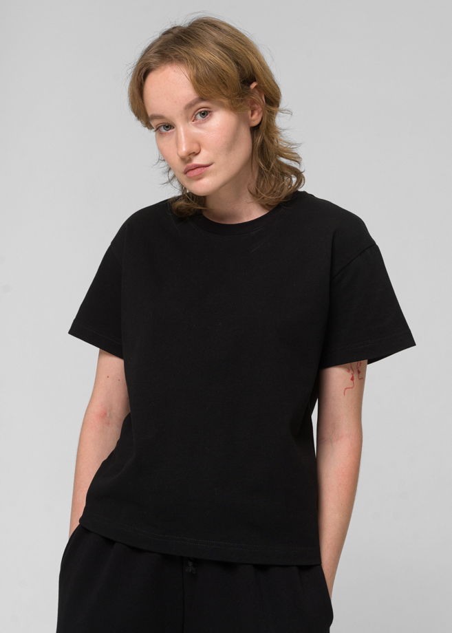 Женская плотная футболка FOS