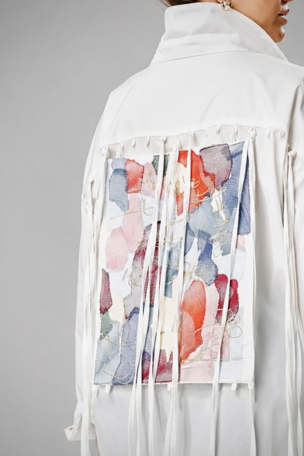Рубашка с вышивкой  «ПОЦЕЛУЙ»