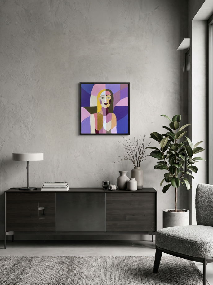 Картина «Молодость», акрил, 40х40 см