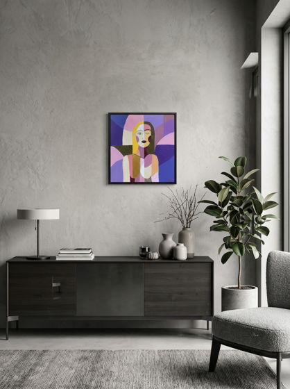 Картина «Молодость», акрил, 40х40 см