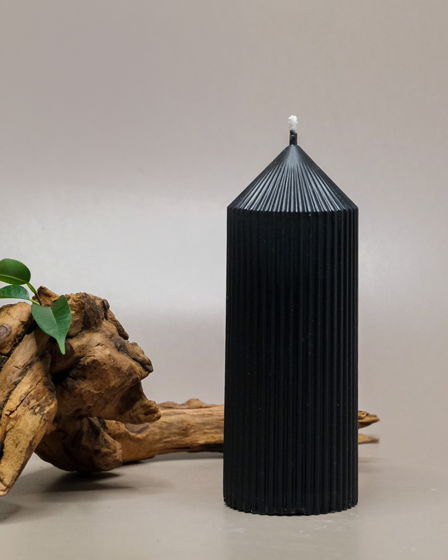 Свеча интерьерная «Tower» в черном цвете