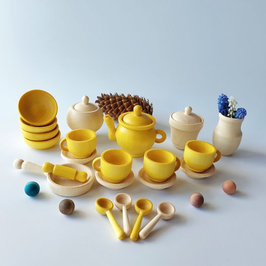 Чайный набор Citrus Montessori (Детская посудка)