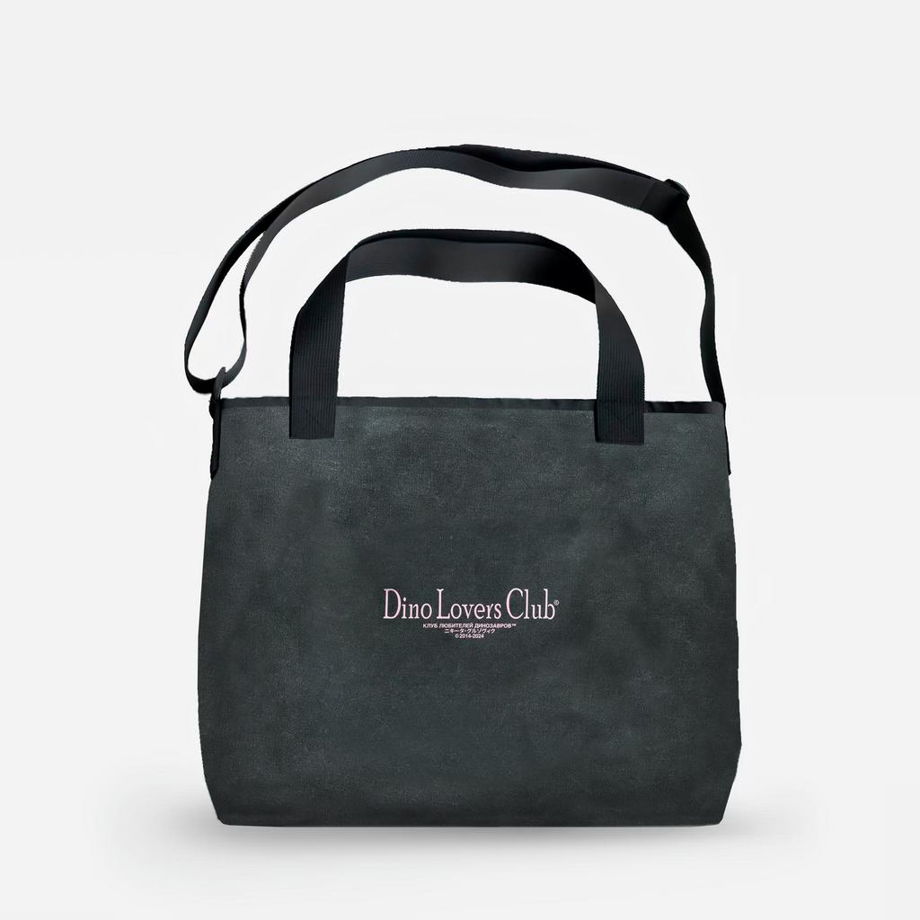 СУМКА ШОППЕР DINO LOVERS CLUB BLACK CANVAS