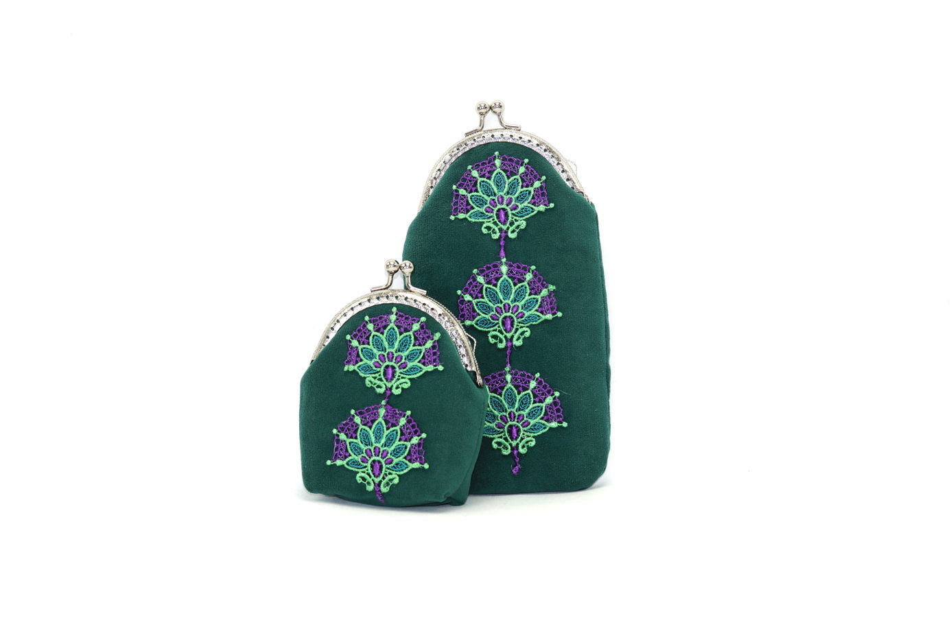 Женский кошелек велюр