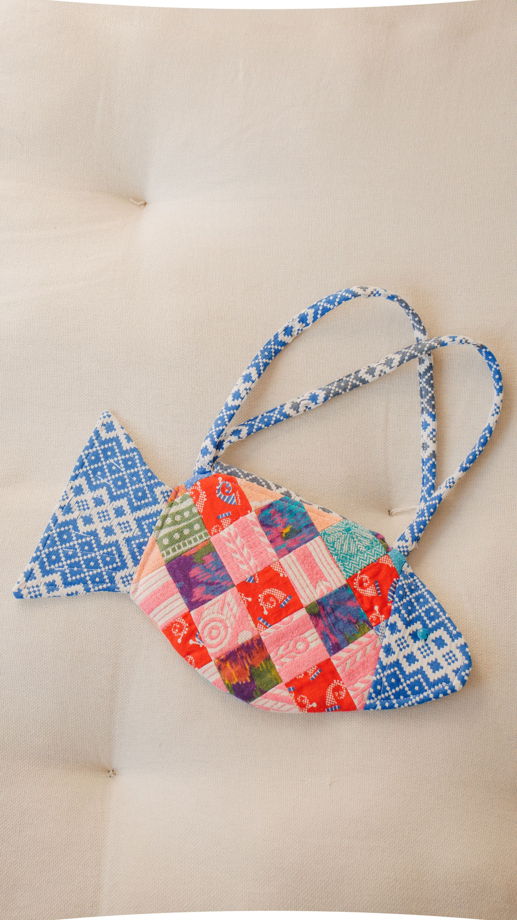 Сумка-Рыба Пэчворк 2/Patchwork Fish Bag 2