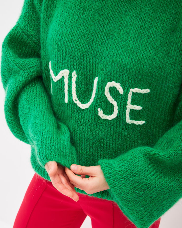 Свитер «Muse» зелёный