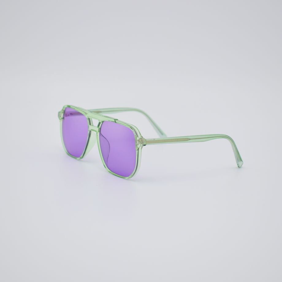 Фотохромные имиджевые-солнцезащитные очки YURA | Фиолетовое затемнение 40% | Двухстороннее антибликовое покрытие