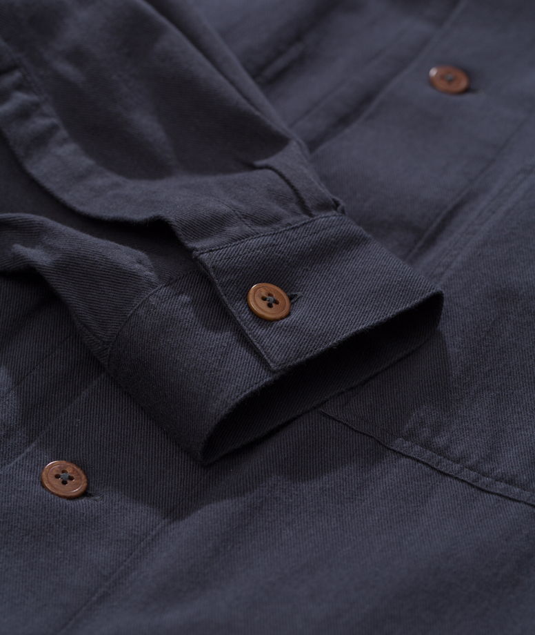 Рубашка мужская Twill Fabric Shirt - Dark Blue