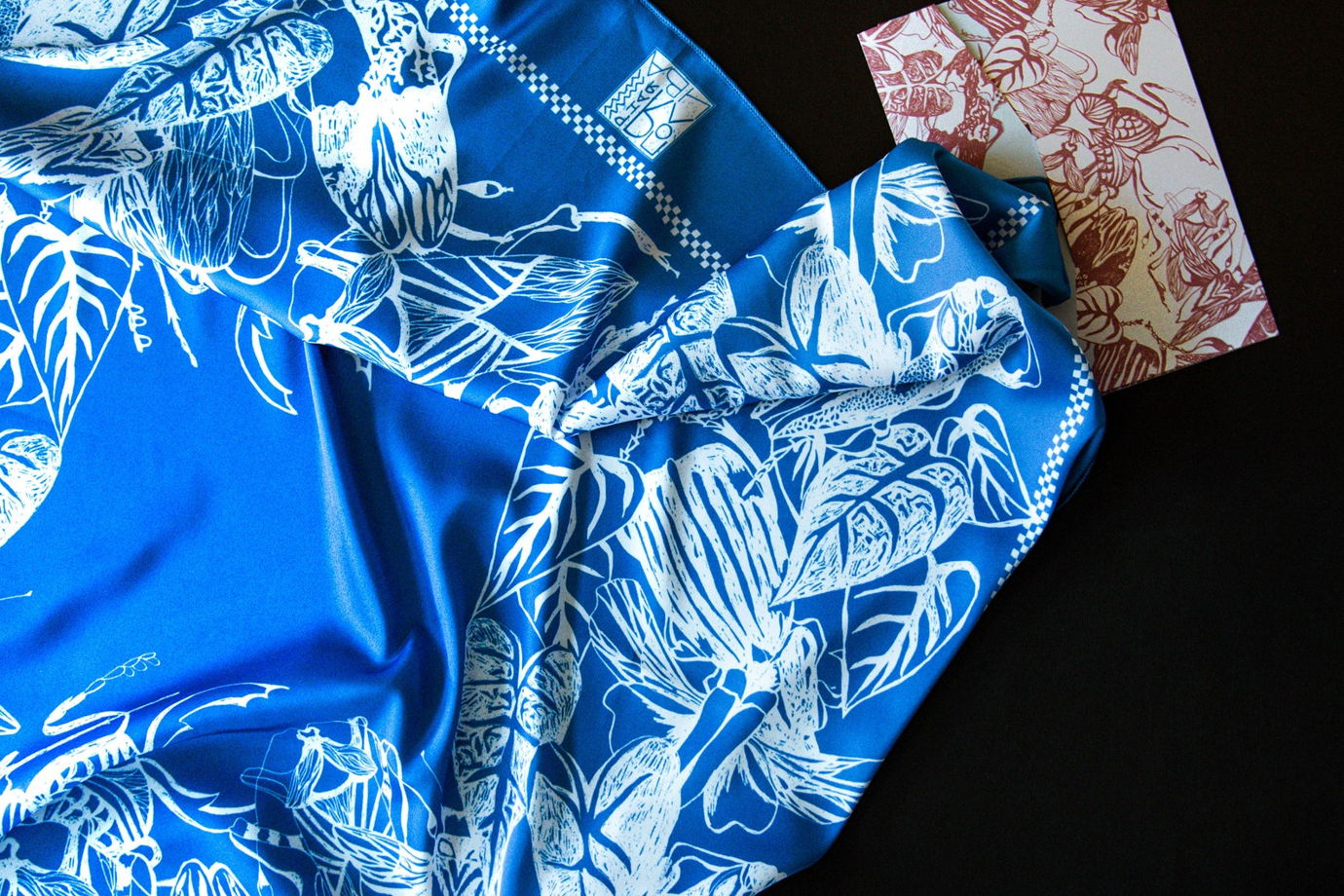 Шелковый платок Скансен (в двух цветах)