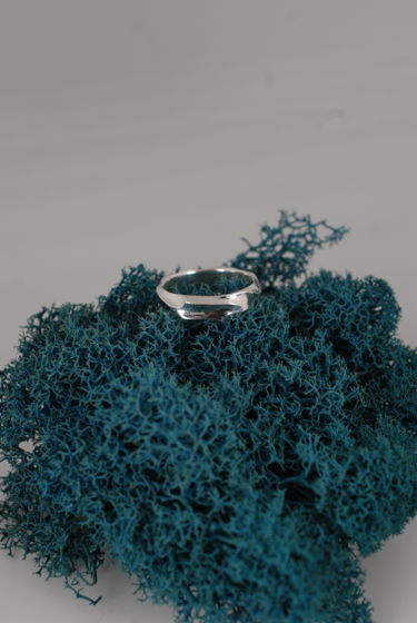 Кольцо из серебра Дюны