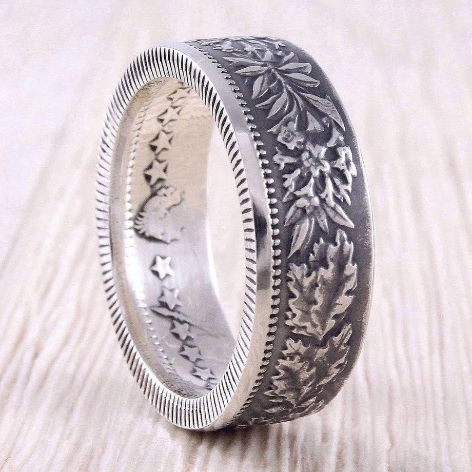 Серебряное кольцо из монеты (Швейцария)